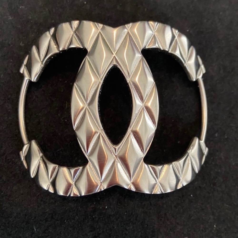 Chanel XL Quilted CC Hair Accessory